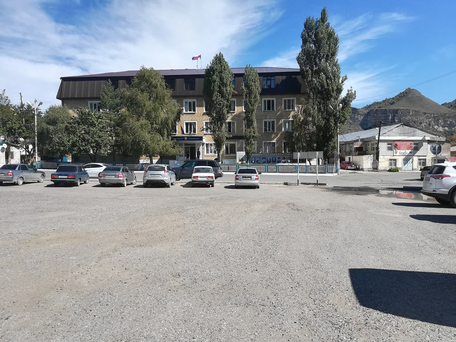 Застройка центральной части Гуниба
